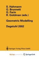 Geometric Modelling Dagstuhl 2002