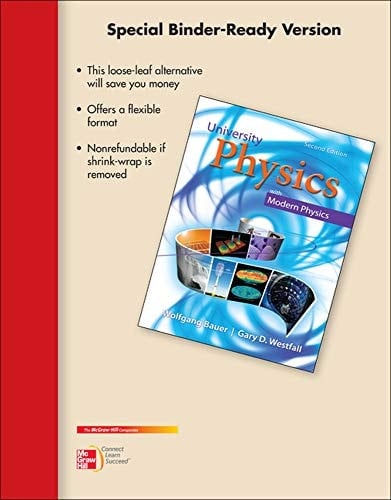 Loose-Leaf Version for University Physics with Modern Physics