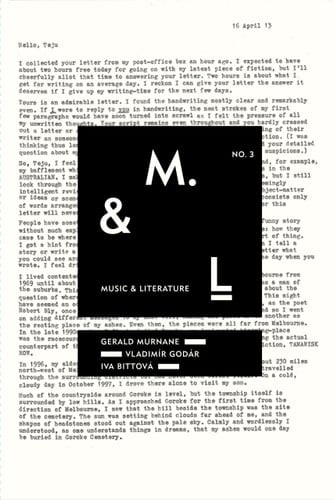Music and Literature Issue 3