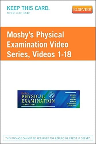 Mosby's Physical Examination Video Series (Access Code): Online Version, Videos 1-18