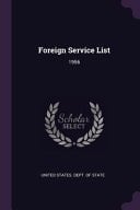 Foreign Service List 1956