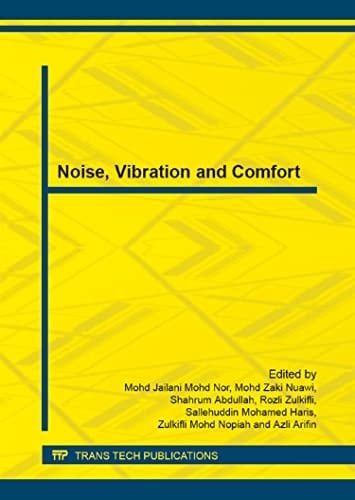 Noise, Vibration and Comfort Selected, Peer Reviewed Papers from the 4th International Conference on Noise, Vibration and Comfort (NVC 2012), November 26-28, 2012, Kuala Lumpur, Malaysia