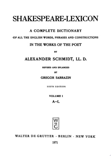 Shakespeare-Lexicon