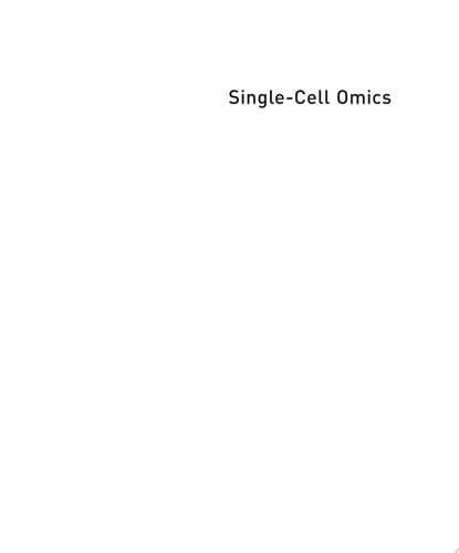 Single-Cell Omics Volume 2: Technological Advances and Applications