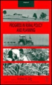 Progress in Rural Policy and Planning, 1994