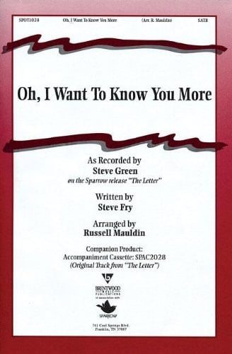 Oh I Want to Know You More