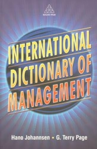 Introduction Dictionary Of Management