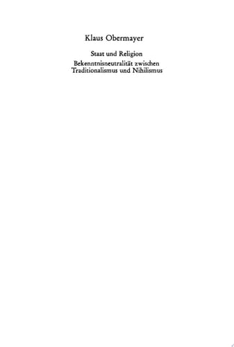 Staat und Religion