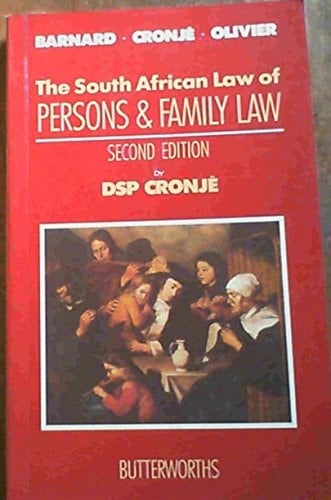 South African Law of Persons and Family Law