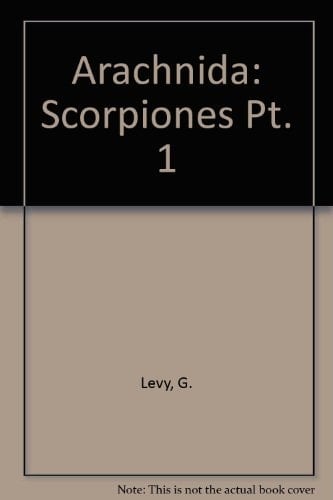 Scorpiones (Fauna Palaestina)