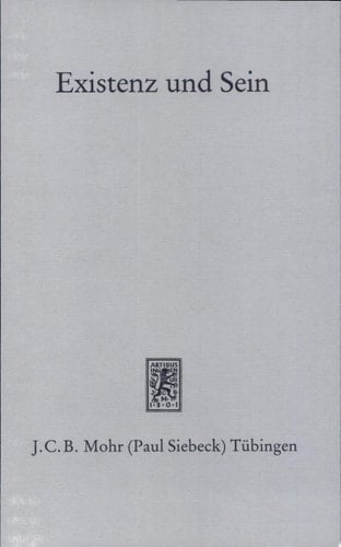 Existenz und Sein Karl Barth und die Marburger Theologie