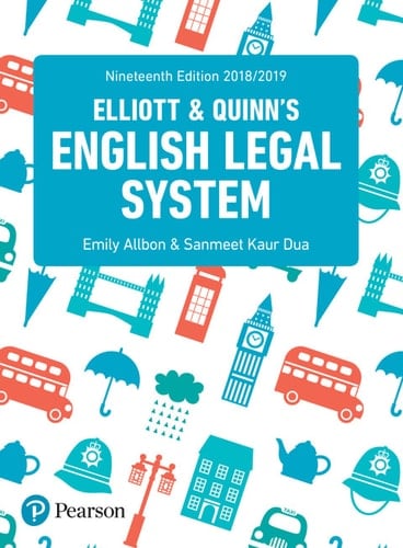 Elliott and Quinn's English Legal System