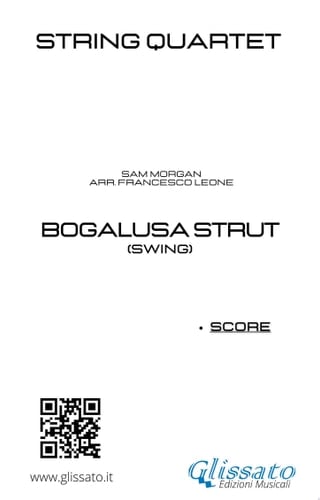 String Quartet: Bogalusa Strut (score) Easy swing for intermediate