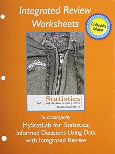 Statistics, Msl Student Access Card + Worksheets Informed Decisions Using Data With Integrated Review