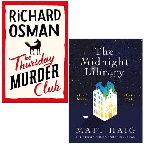 The Thursday Murder Club By Richard Osman & The Midnight Library By Matt Haig 2 Books Collection Set