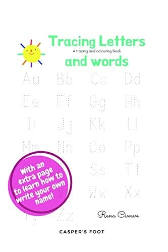 Trace Letters and Words - a Tracing and Colouring Book! Learning Letters One by One with Tracing Words and Colouring Pictures!