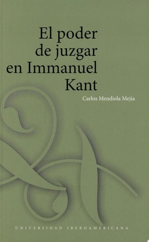 El poder de juzgar en Immanuel Kant