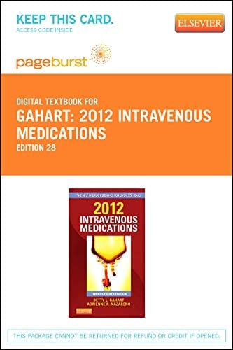Intravenous Medications 2012 Passcode
