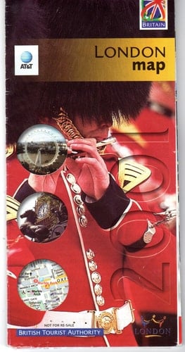London map, Britain