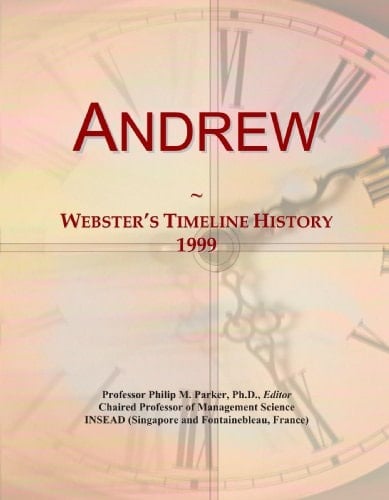 Andrew: Webster's Timeline History, 1999