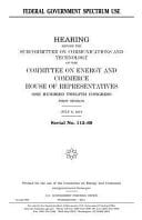 Federal Government Spectrum Use