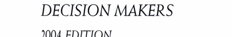 Taxation for Decision Makers 2004