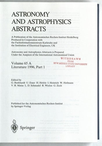 Literature 1996, Part 1