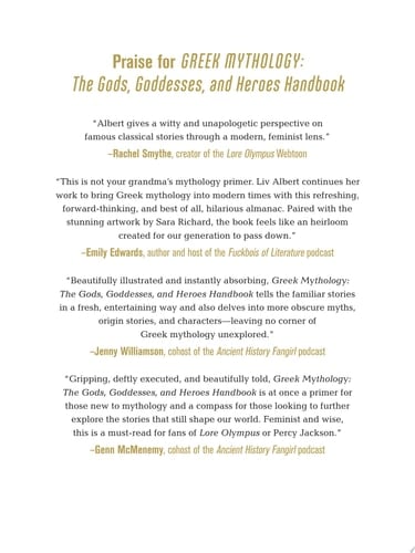 Greek Mythology: The Gods, Goddesses, and Heroes Handbook From Aphrodite to Zeus, a Profile of Who's Who in Greek Mythology