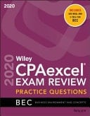 Wiley CPAexcel Exam Review Practice Questions, 2020 Business environment and concepts