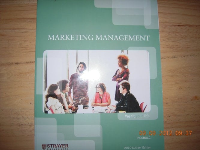 Marketing Management (2010 Custom Edition, 2010 Custom Edition Strayer University)