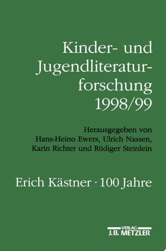 Kinder- und Jugendliteraturforschung 1998/99 Mit einer Gesamtbibliographie der Veröffentlichungen des Jahres 1998