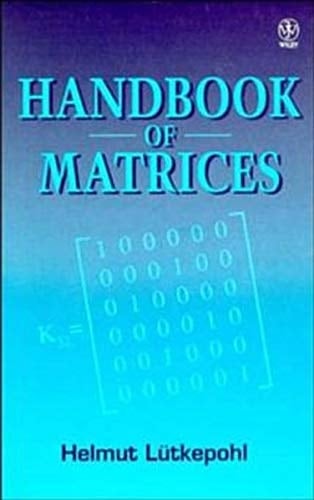 Handbook of Matrices