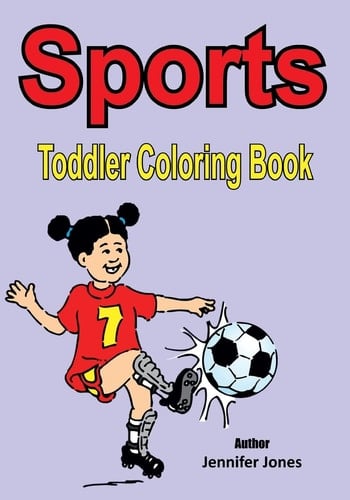 Toddler Coloring Book Sports