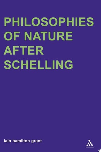 Philosophies of Nature After Schelling