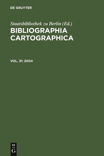 2004 Bibliographia Cartographica