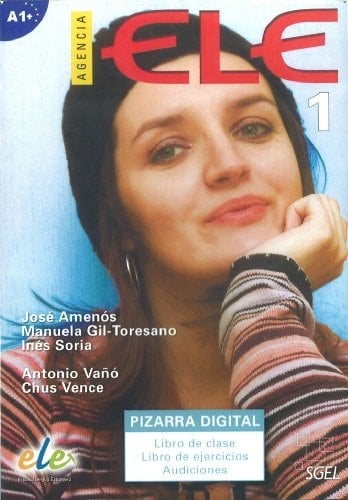 Agencia ELE. pizarra digital, libro de clase, libro de ejercicios, audiciones