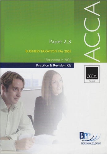 Business Taxation Fa 2005 2. 3