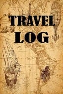 Travel Log Travel Notebook, Journal, Diary Size 6x9inch
