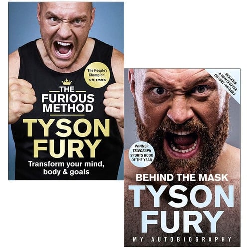 The Furious Method & Behind the Mask By Tyson Fury 2 Books Collection Set