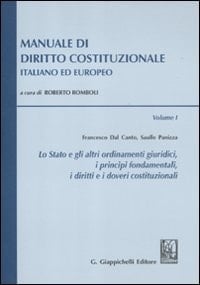 Manuale di diritto costituzionale italiano ed europeo