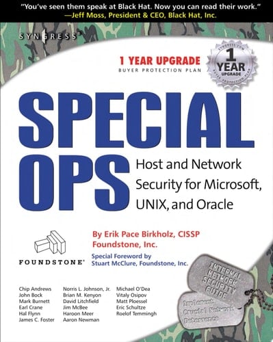 Special Ops: Host and Network Security for Microsoft Unix and Oracle