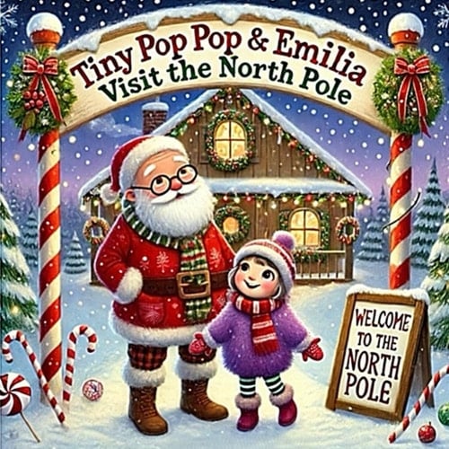 Tiny Pop Pop & Emilia Visit the North Pole.