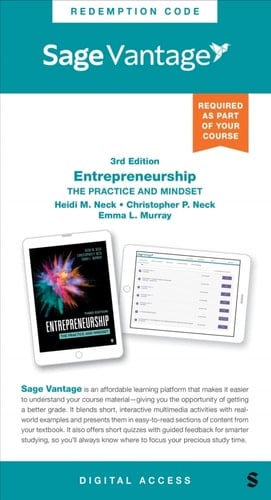 Sage Vantage: Entrepreneurship: The Practice and Mindset