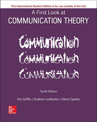 A First Look at Communication Theory