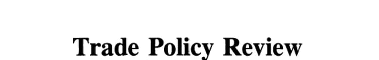 Trade Policy Review Sweden 1995