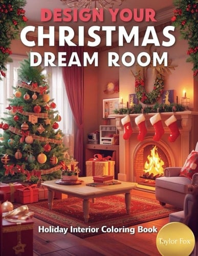 Design Your Christmas Dream Room: Holiday Interior Coloring Book for Kids & Teens: Festive Interior Designs, Cozy Christmas Rooms, and Creative ... Design Coloring Book for Kids and Teens)