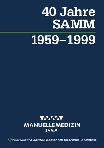 40 Jahre SAMM: 1959-1999 (German Edition)
