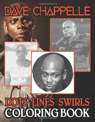 Dave Chappelle Dots Lines Swirls Coloring Book: Dave Chappelle Awesome Diagonal-Dots-Swirls Activity Books For Adult Original Birthday Present / Gift Idea