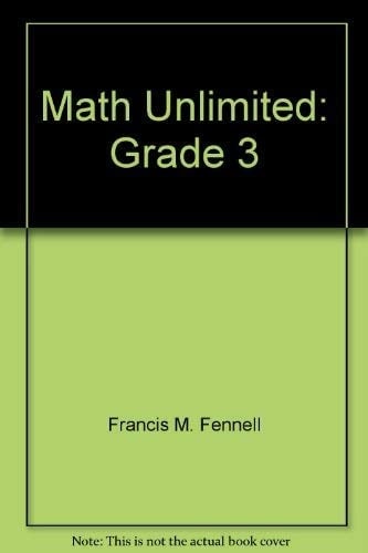 Math Unlimited, 1991 Grade 3