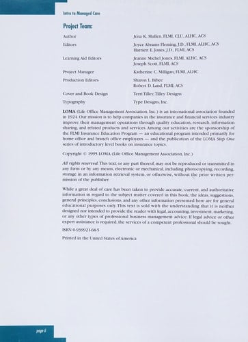 Intro to Managed Care